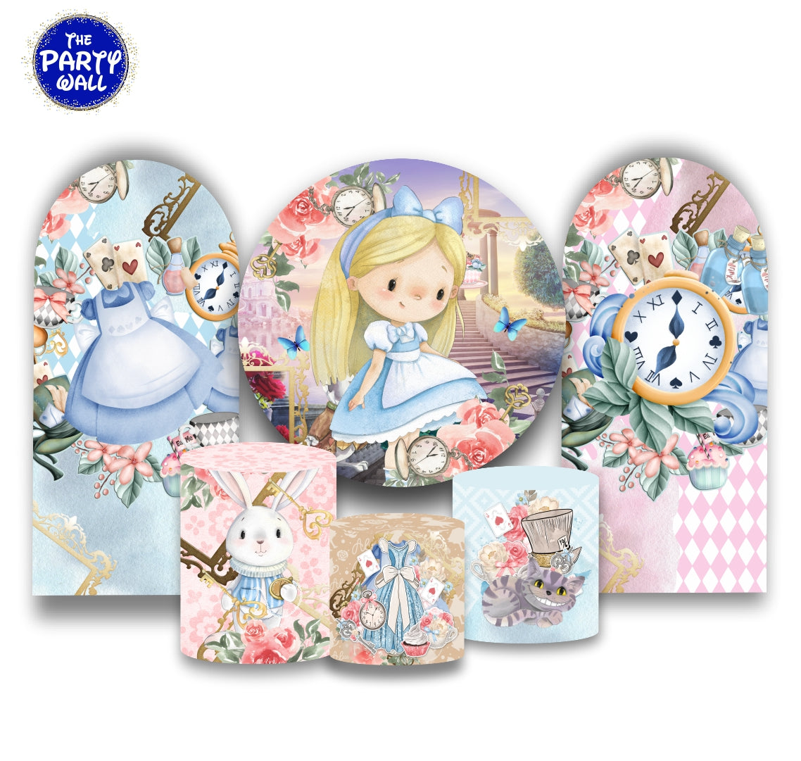 Alicia en el País de las Maravillas - Fundas para set + 2 complementos