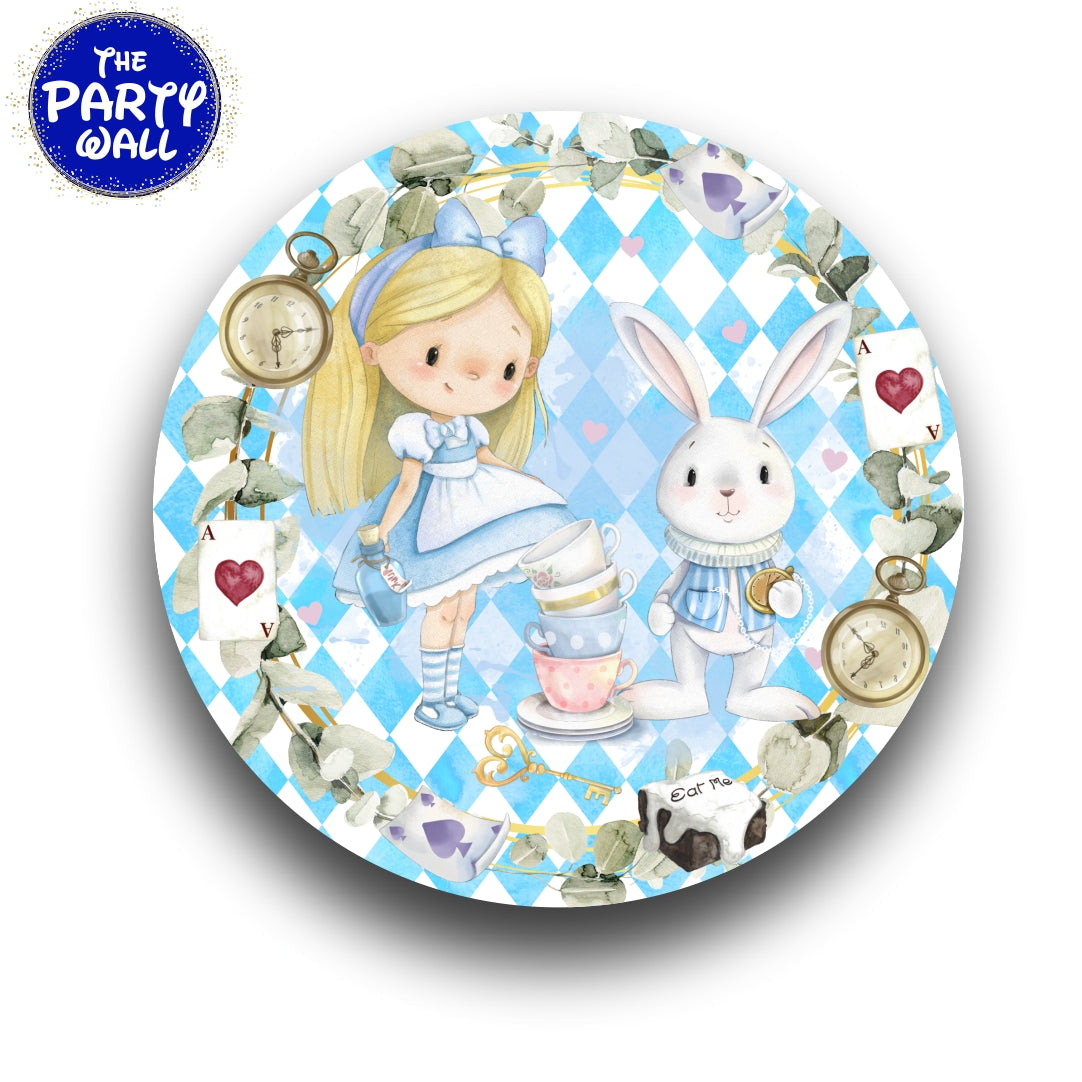 Alicia en el País de las Maravillas - Funda para mampara circular