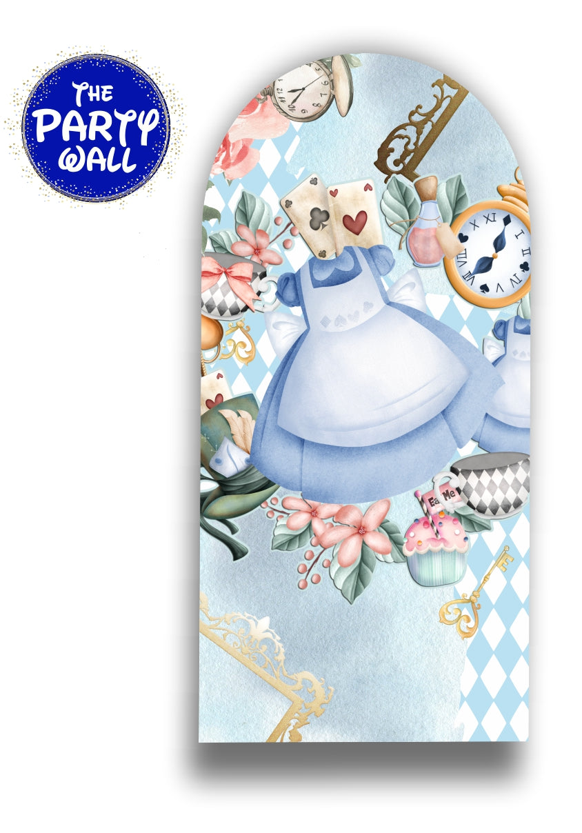 Alicia en el País de las Maravillas - Funda para mampara de punta redonda