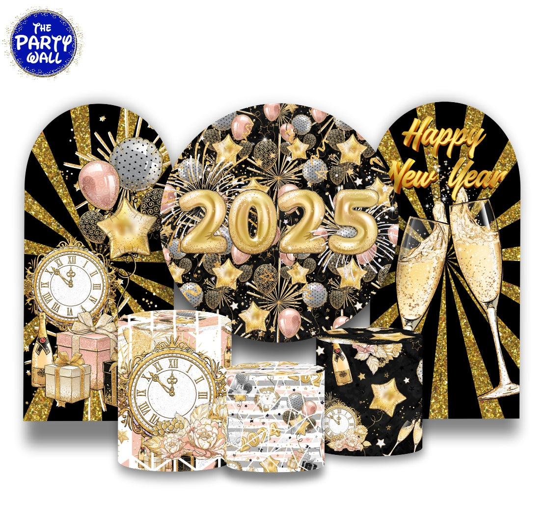 Año Nuevo - Fundas para set + 2 complementos