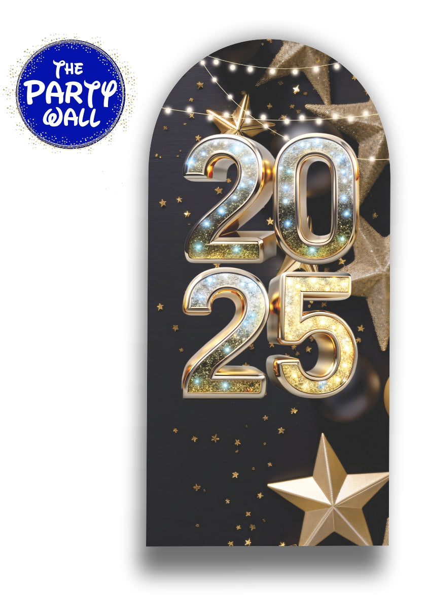 Año Nuevo - Funda para mampara de punta redonda