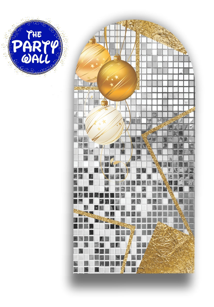 Año Nuevo - Funda para mampara de punta redonda