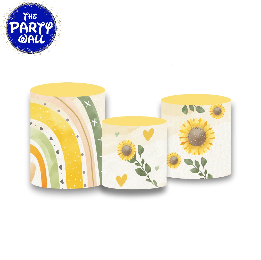 Arcoíris Boho - Fundas para cilindros