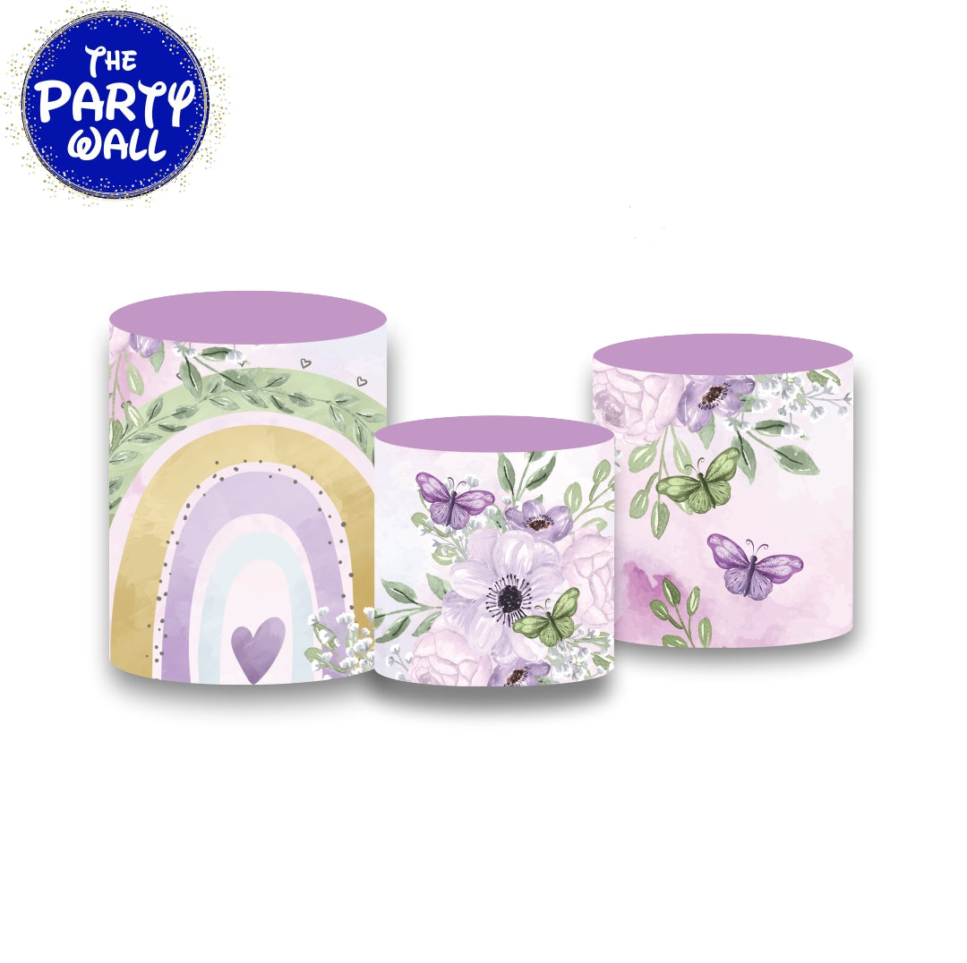 Arcoíris Boho - Fundas para cilindros