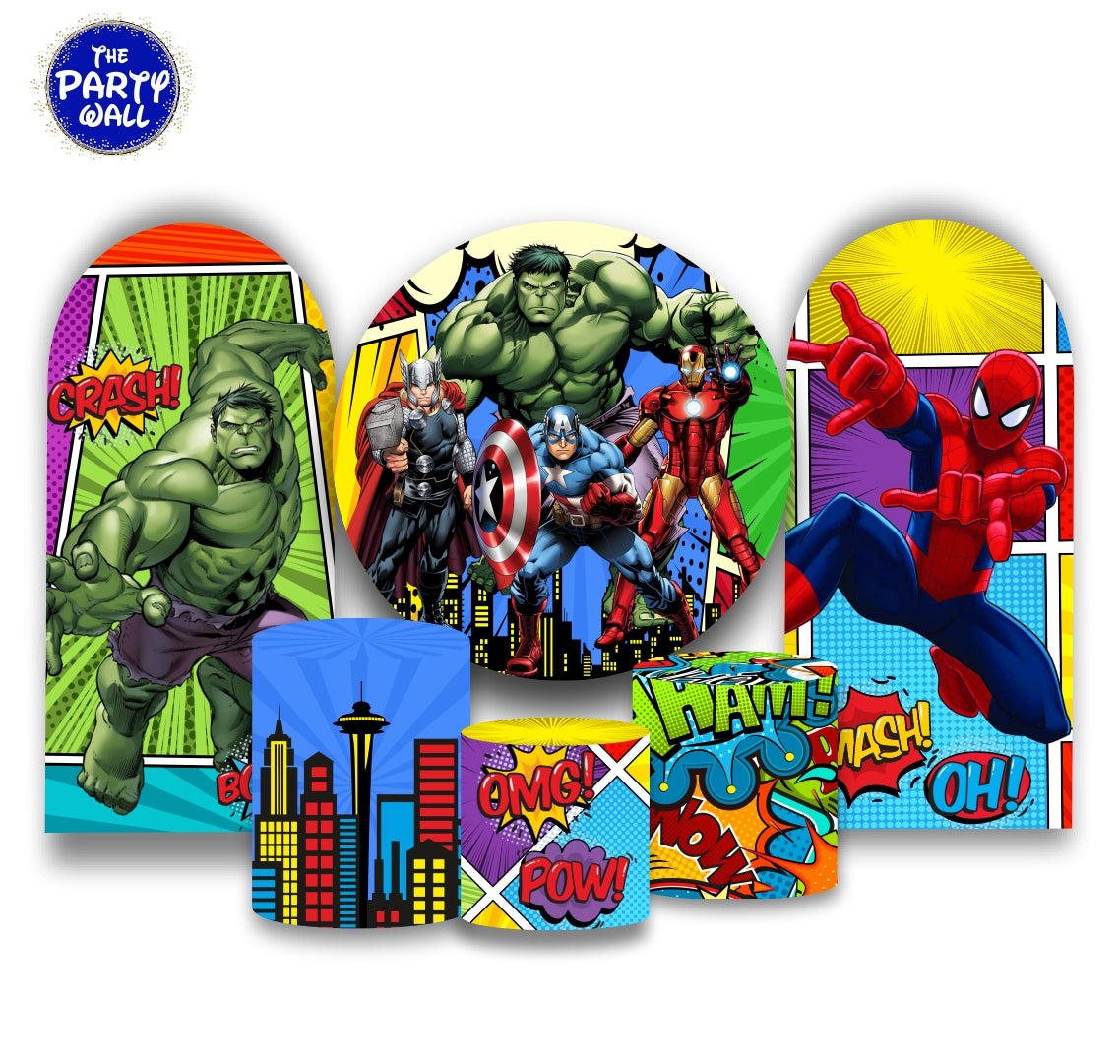 Avengers - Fundas para set + 2 complementos