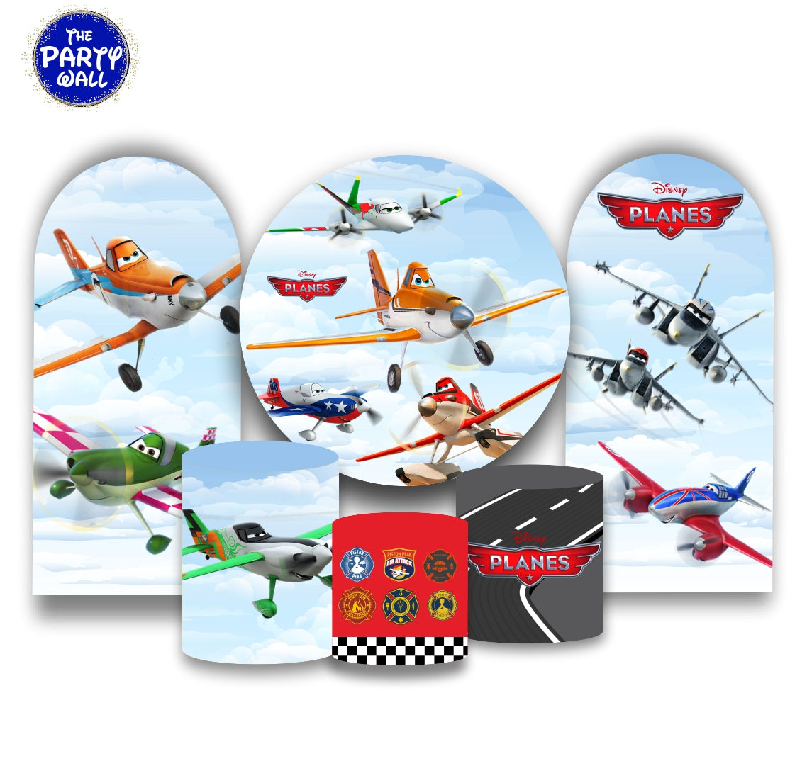 Aviones - Fundas para set + 2 complementos