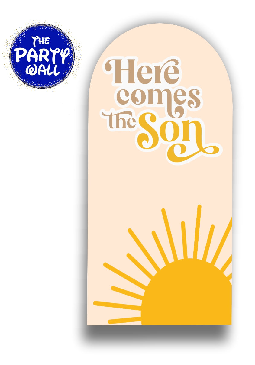 Baby Shower - Funda para mampara de punta redonda