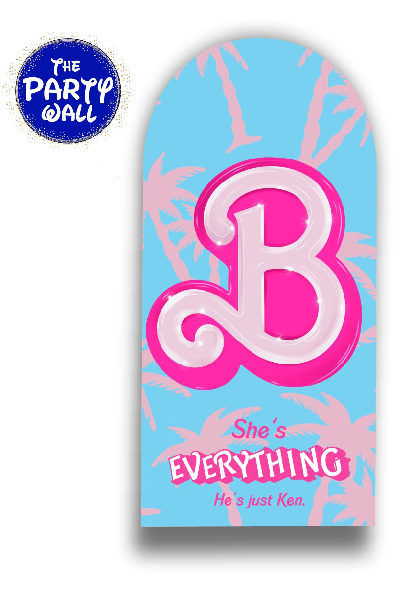 Barbie - Funda para mampara de punta redonda