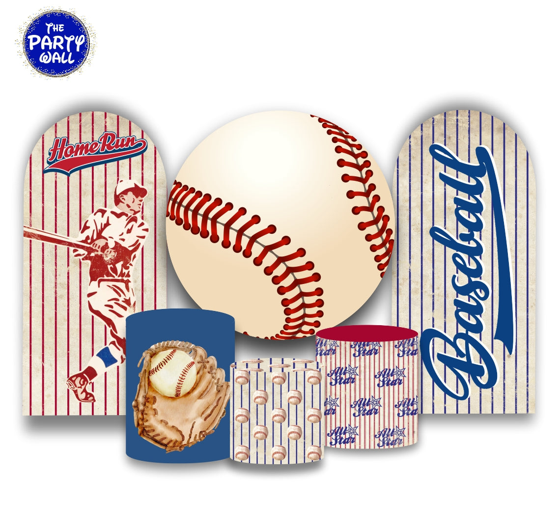Béisbol - Fundas para set + 2 complementos