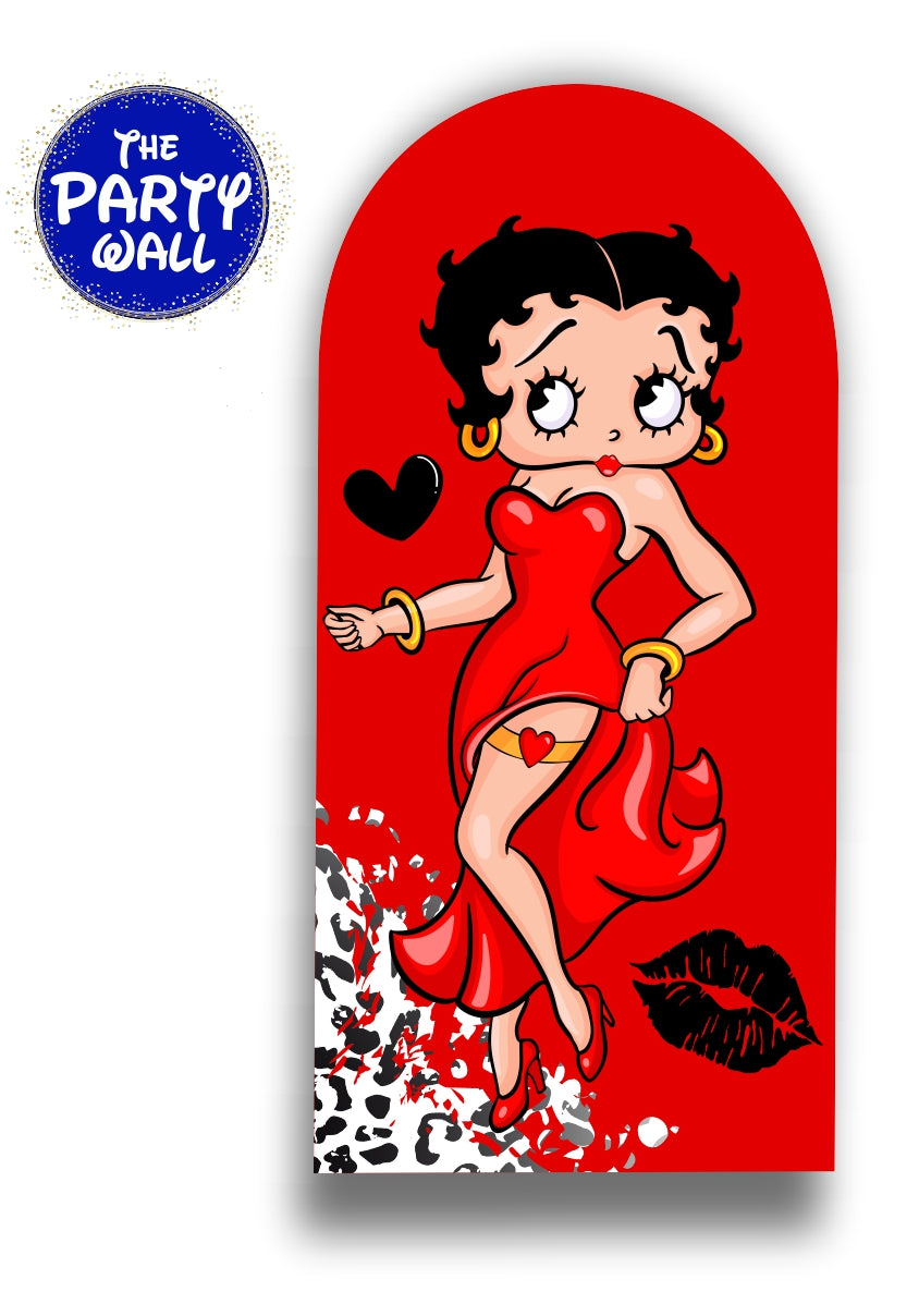 Betty Boop - Funda para mampara de punta redonda