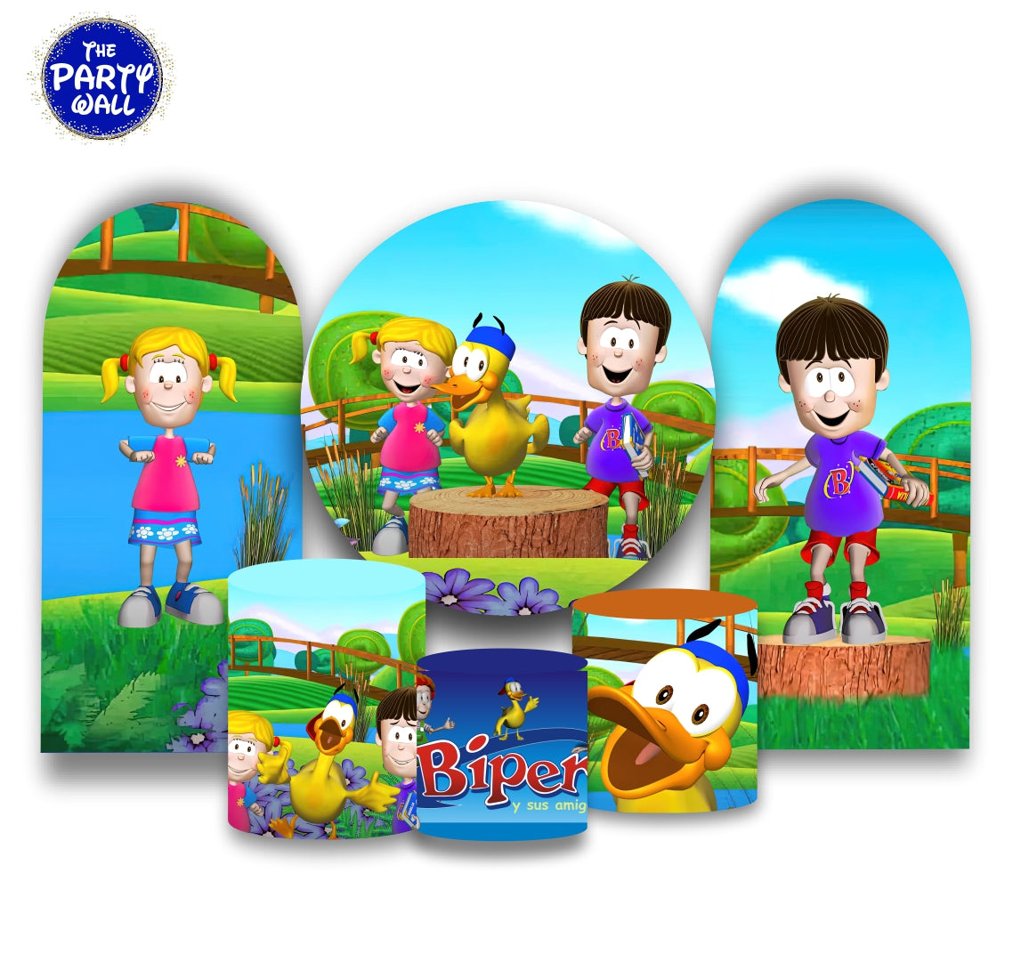 Biper y sus Amigos/ Patito Juan - Fundas para set + 2 complementos