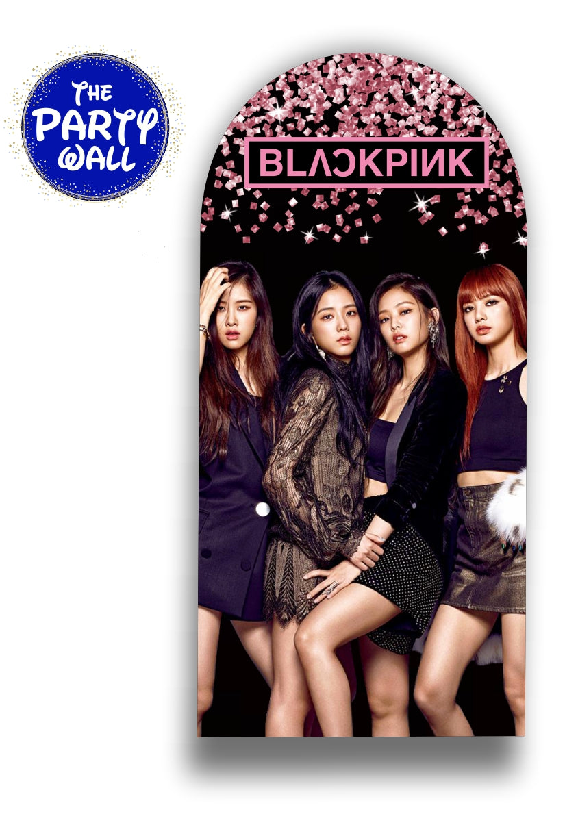 Black Pink - Funda para mampara de punta redonda