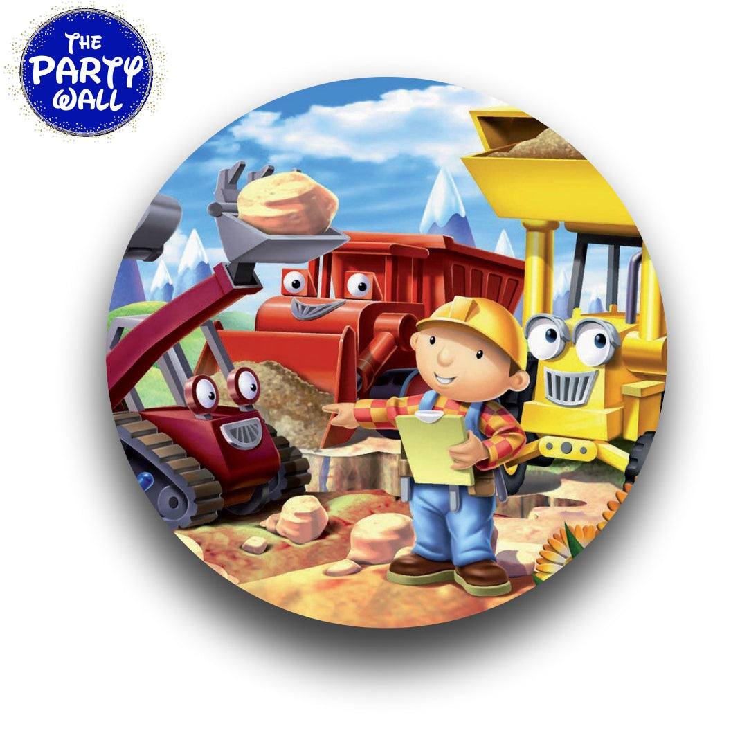 Bob el Constructor - Funda para mampara circular