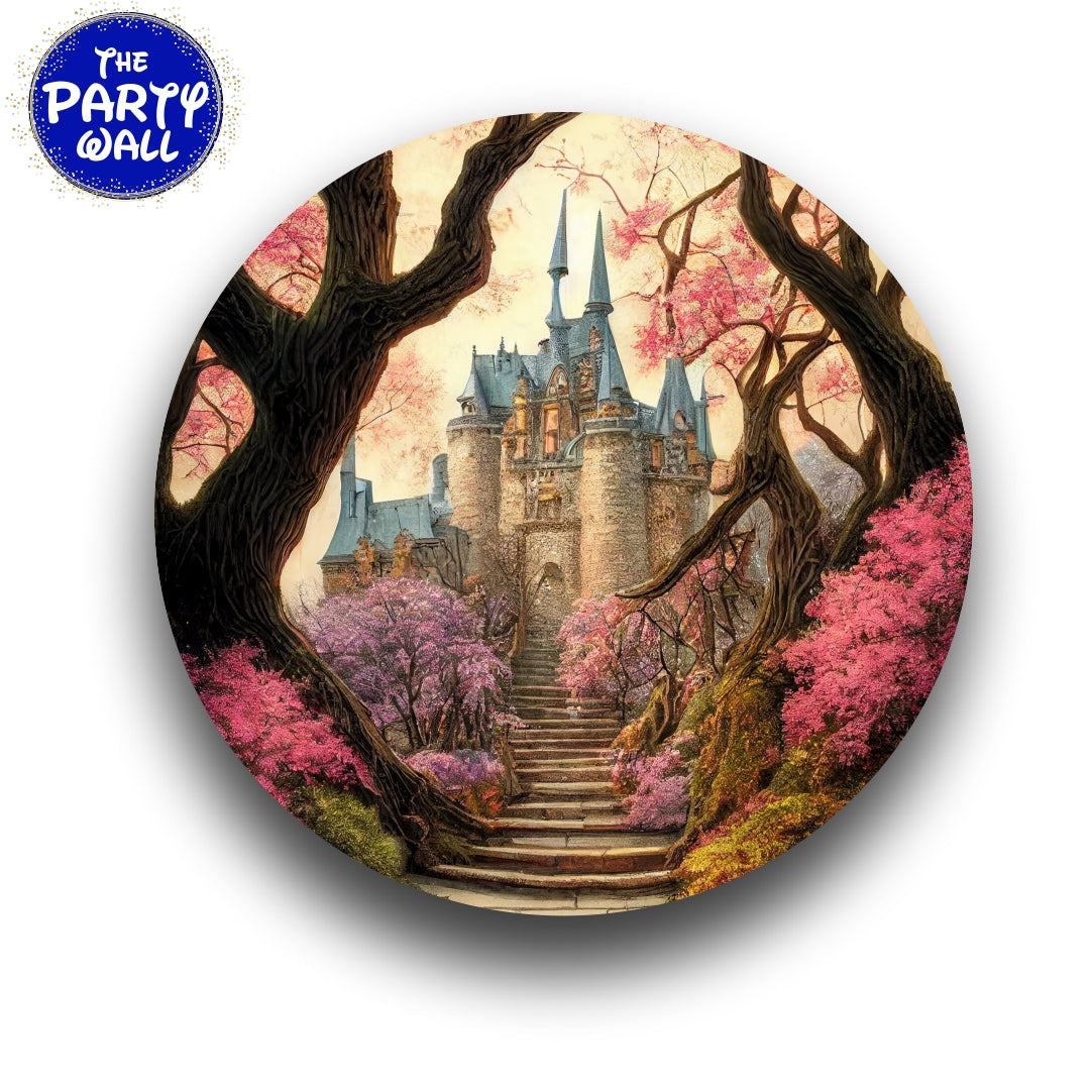 Bosque Encantado - Funda para mampara circular