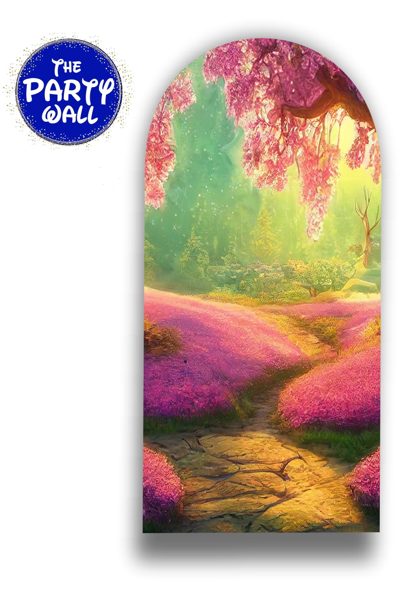 Bosque Encantado - Funda para mampara de punta redonda