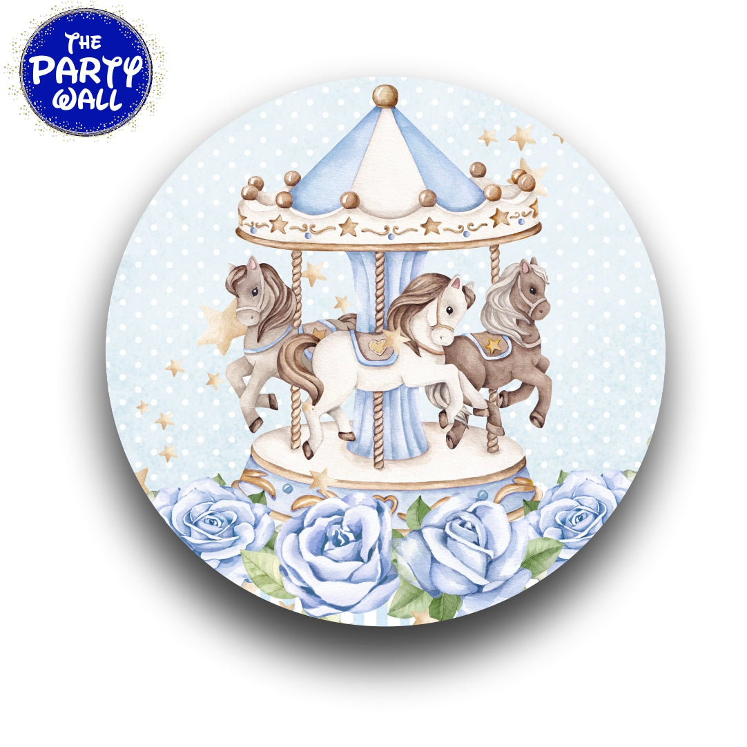 Carrusel Cute - Funda para mampara circular