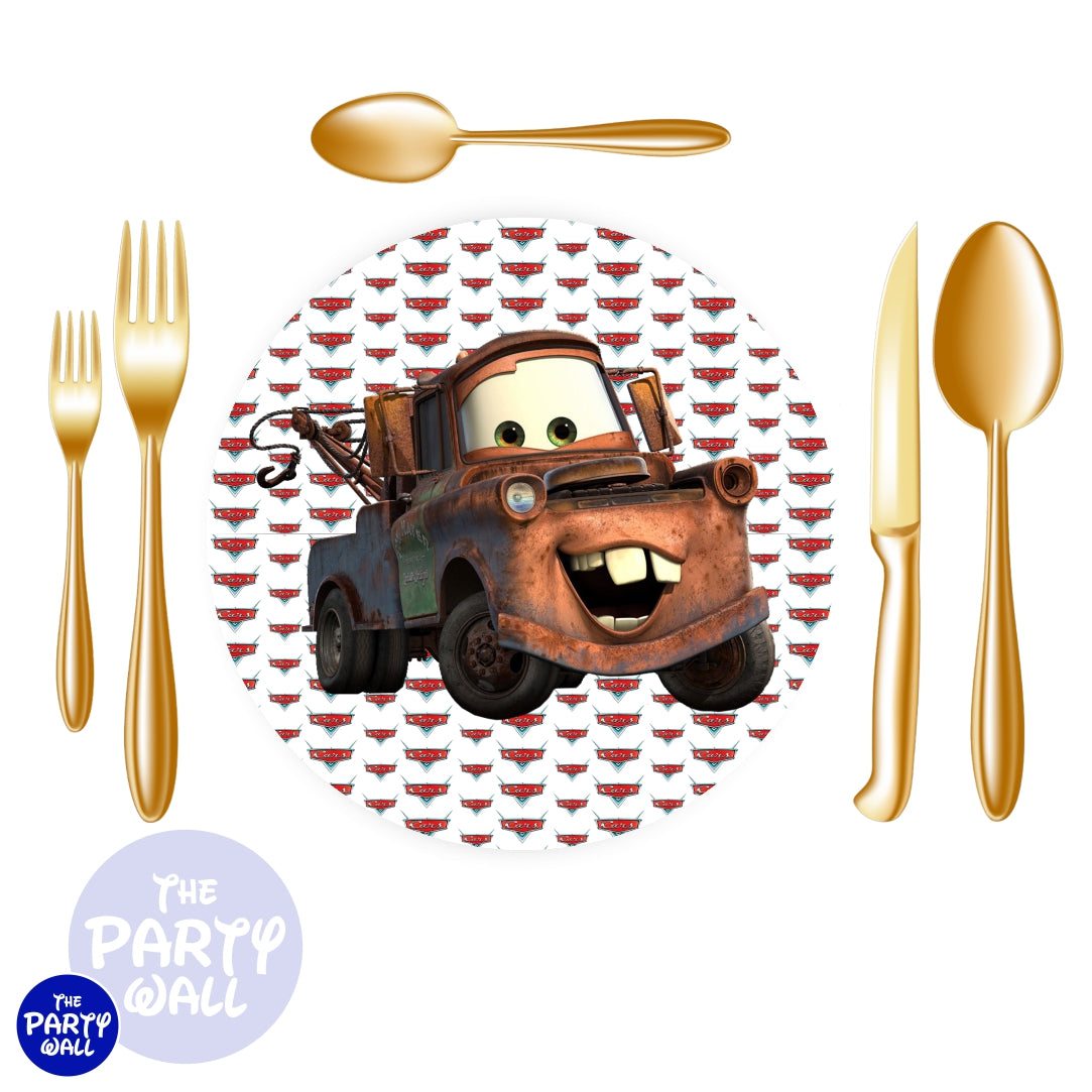 Cars - Funda cubre platos