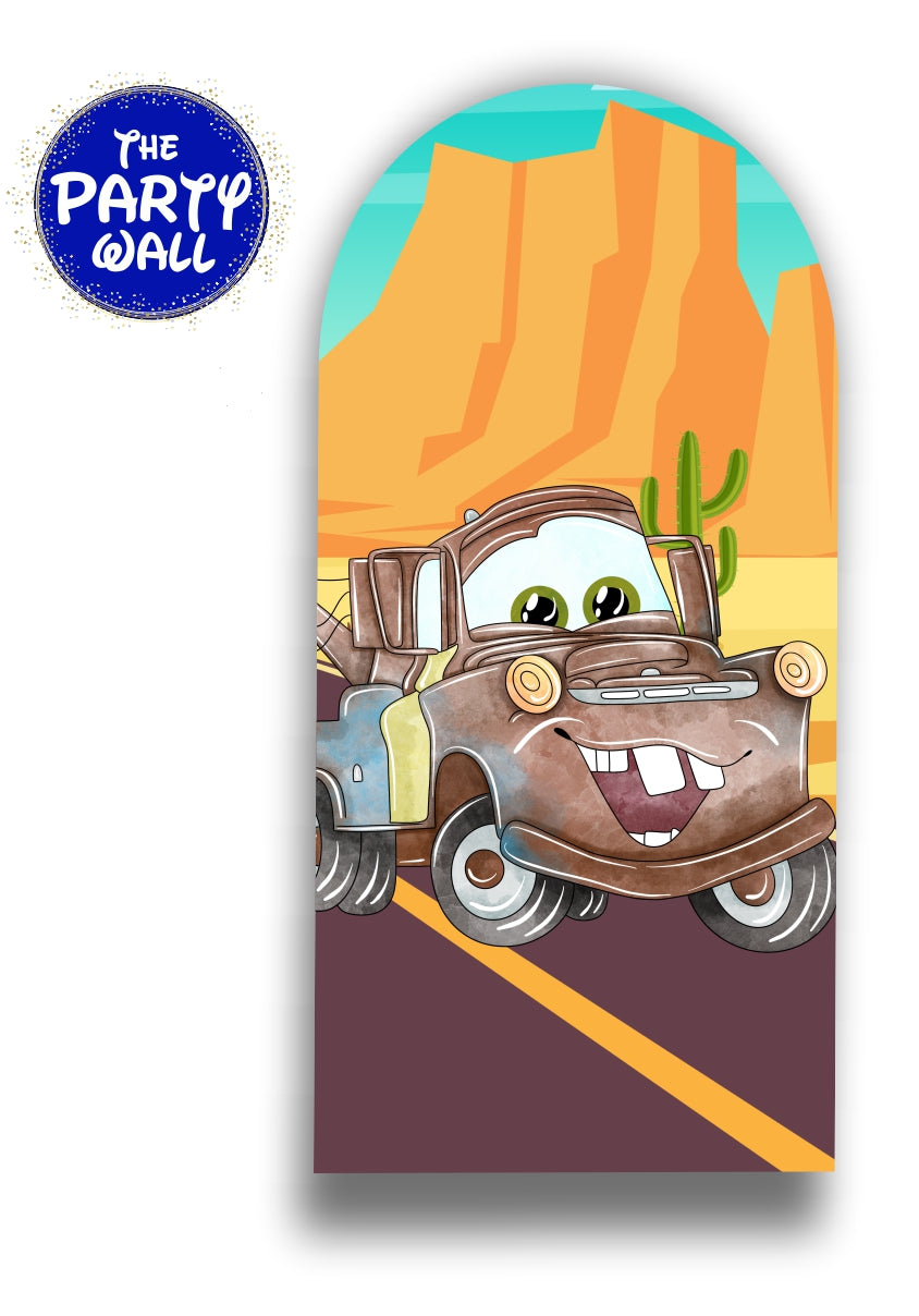 Cars - Funda para mampara de punta redonda