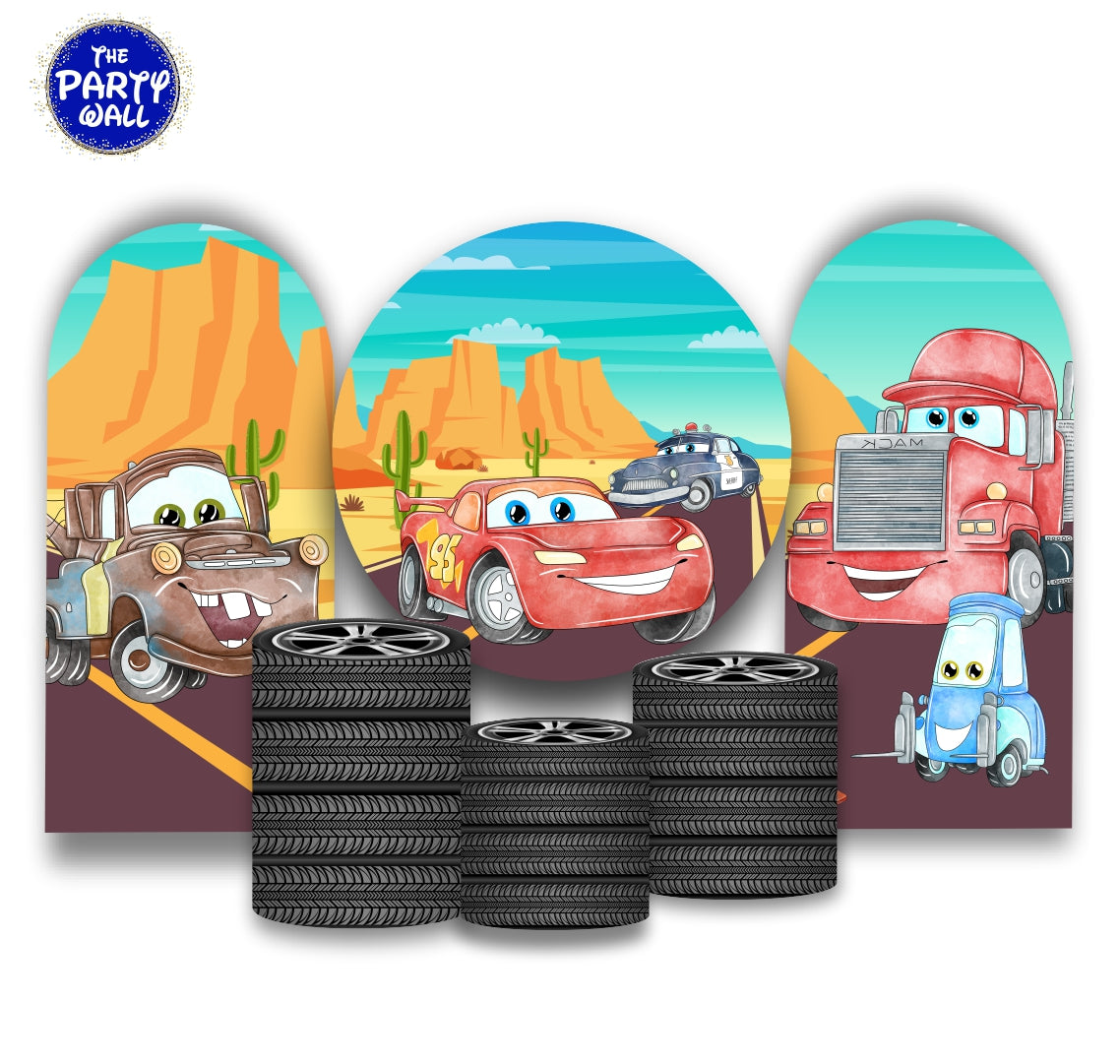 Cars - Fundas para set + 2 complementos