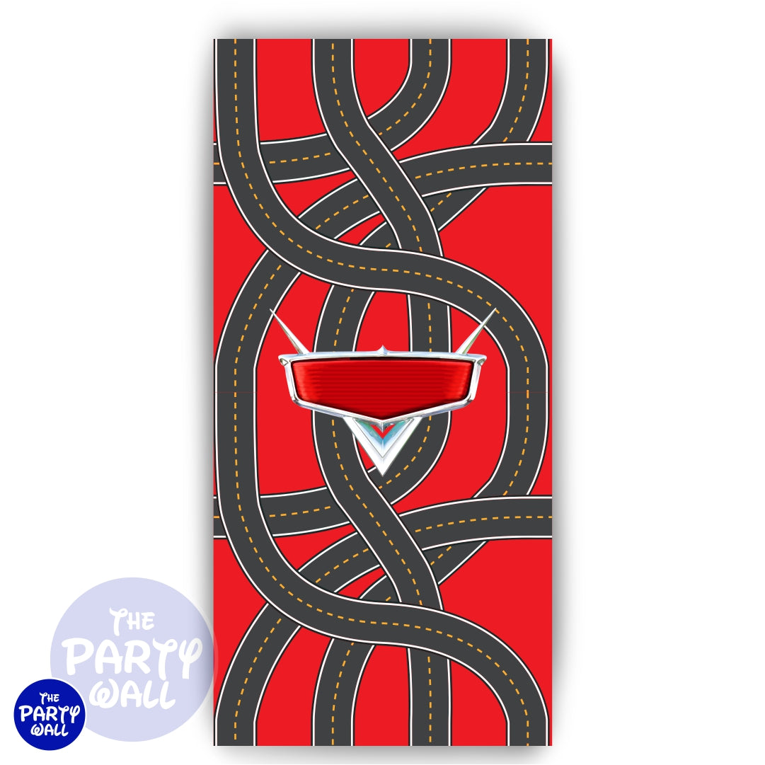 Cars - Funda para mampara de punta redonda