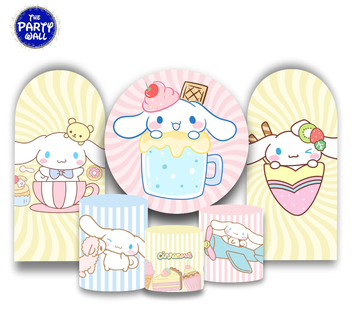 Cinnamoroll - Fundas para set + 2 complementos
