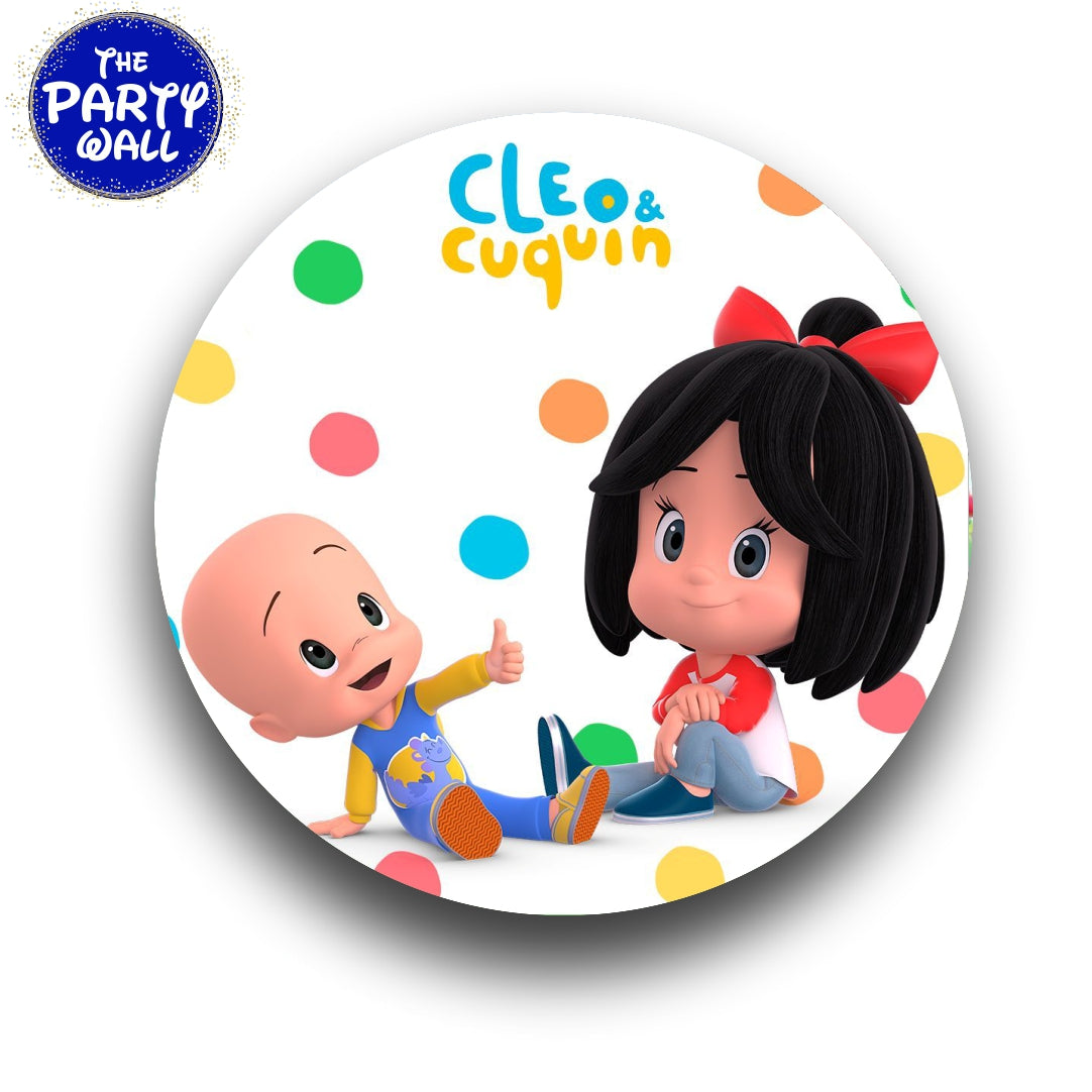 Cleo y Cuquin - Funda para mampara circular