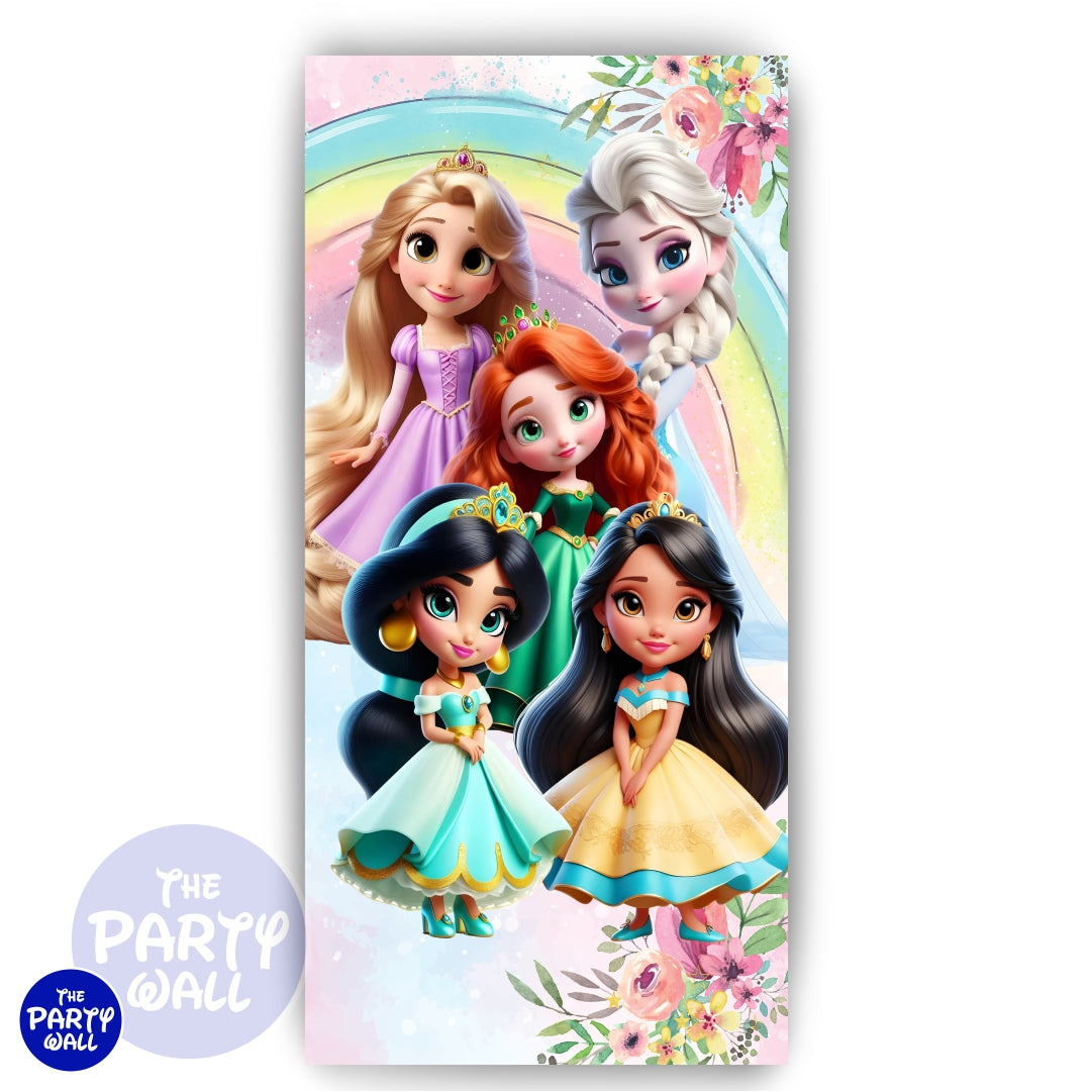 Colección Princesas Disney - Funda para mampara redonda