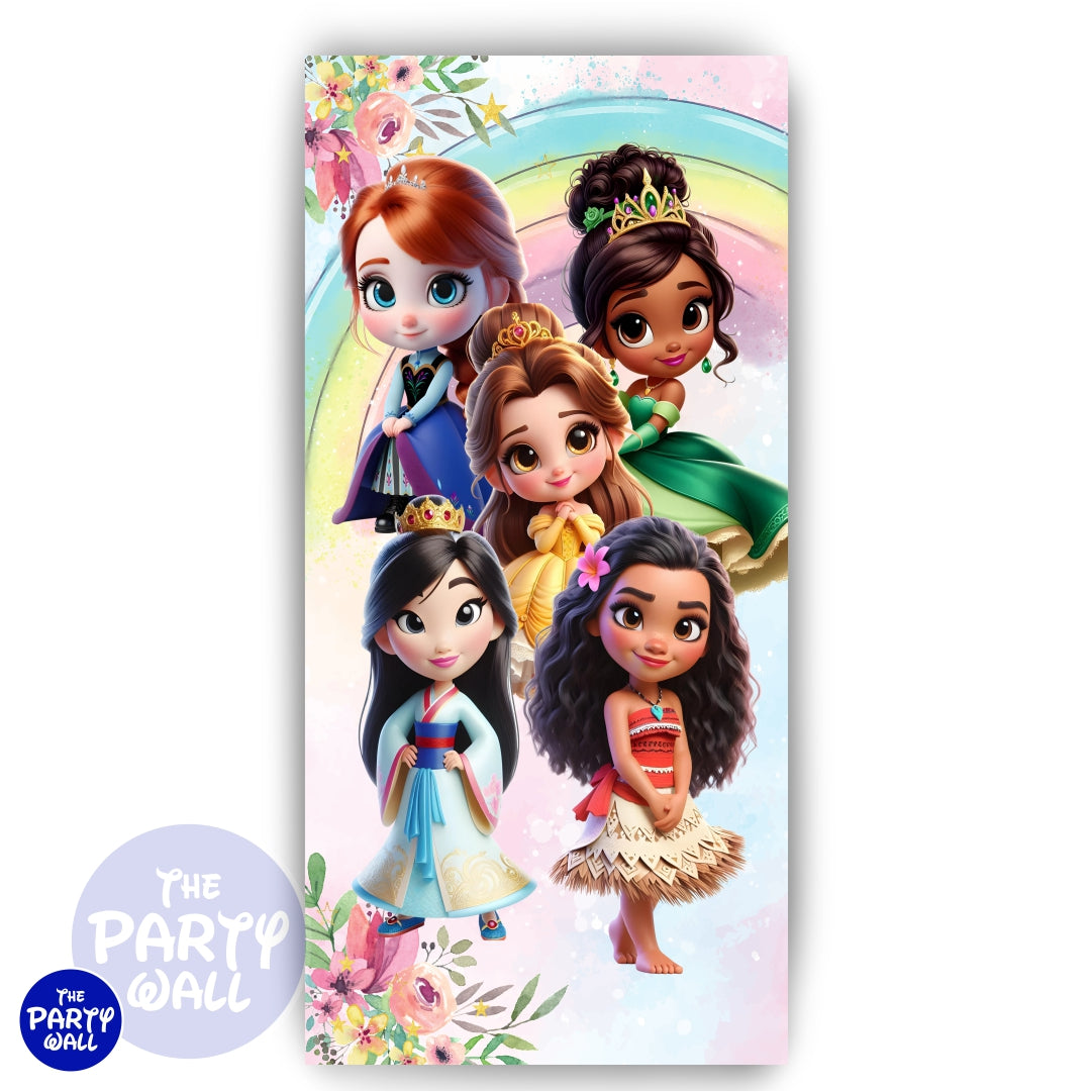 Colección Princesas Disney - Funda para mampara redonda