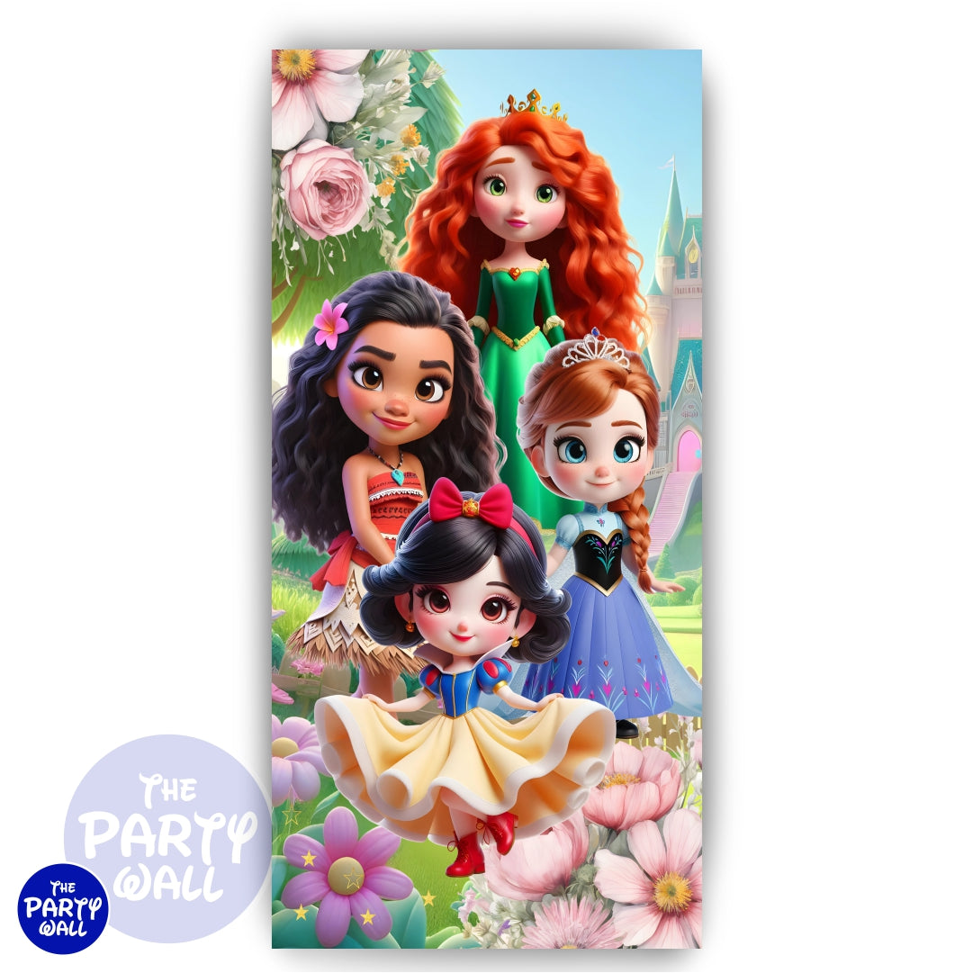Colección Princesas Disney - Funda para mampara redonda