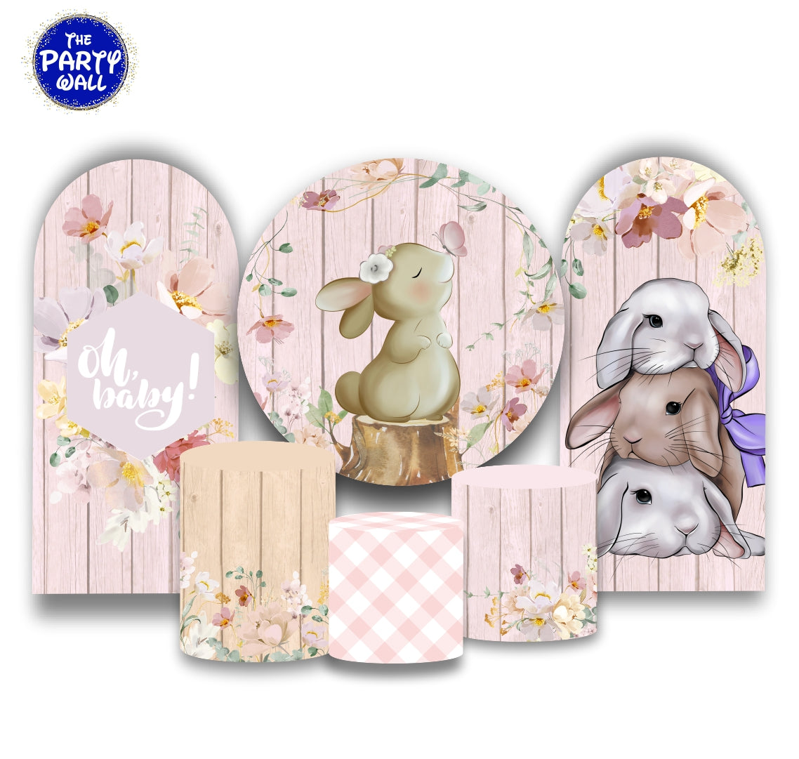 Conejo Cute - Fundas para set + 2 complementos