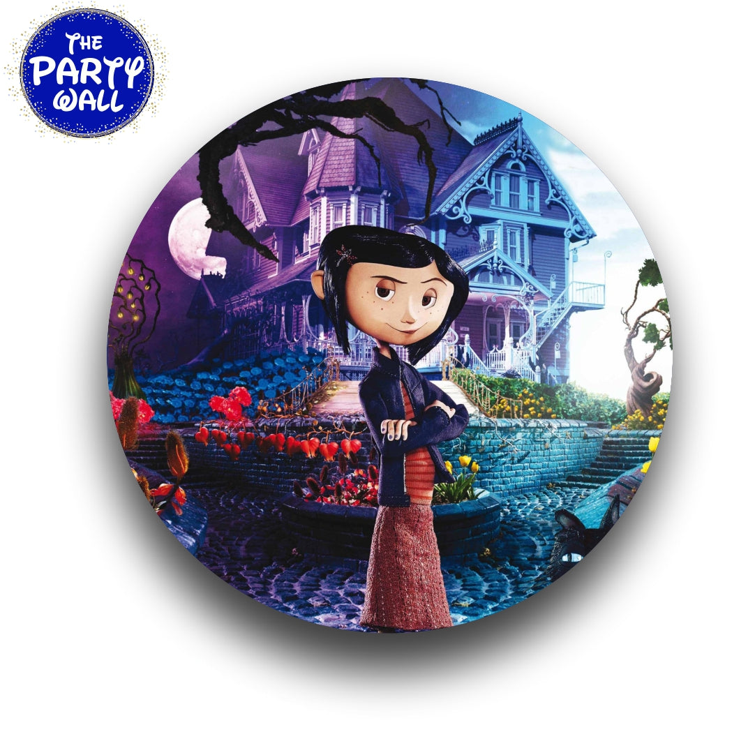 Coraline - Funda para mampara circular