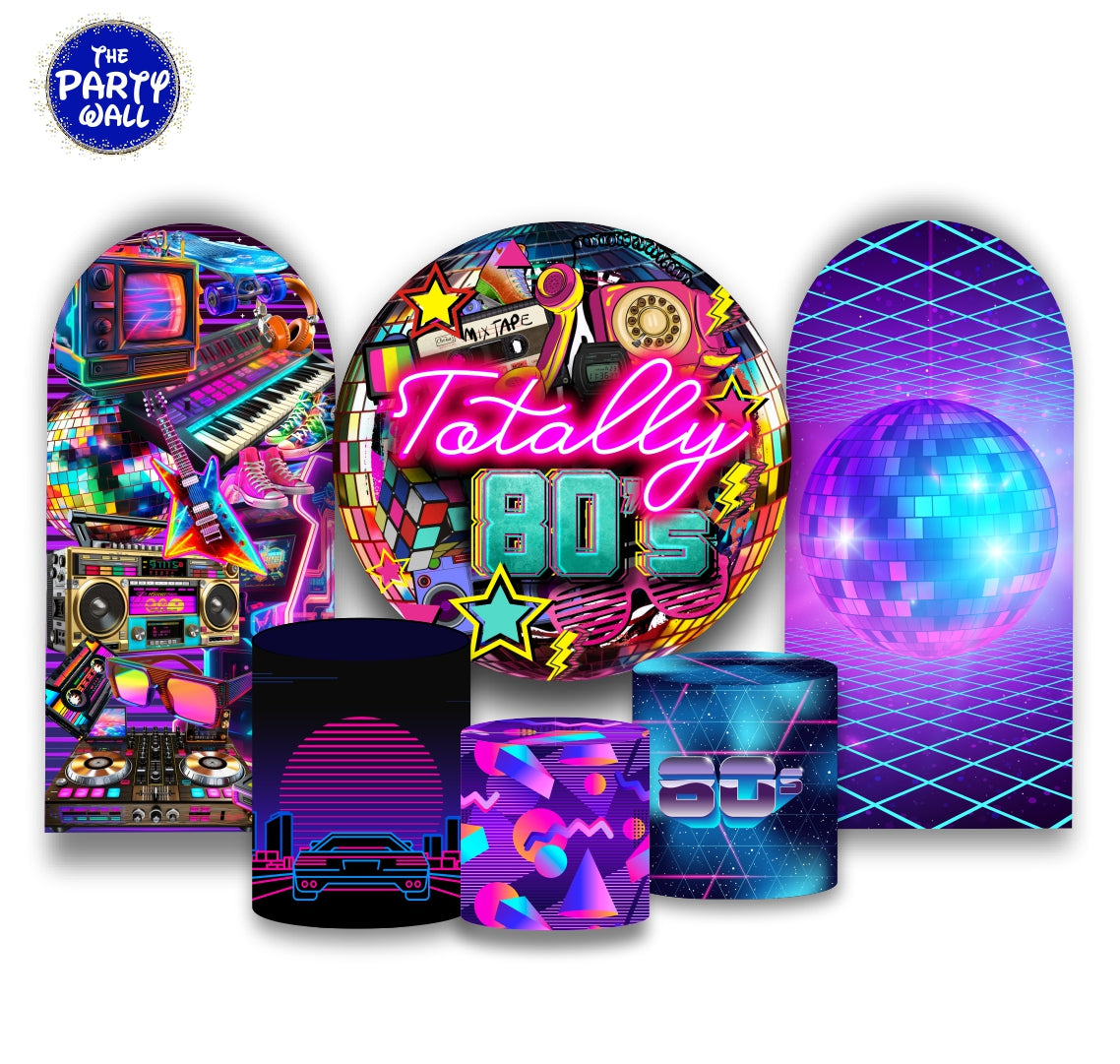 Década de los 80s - Fundas para set + 2 complementos
