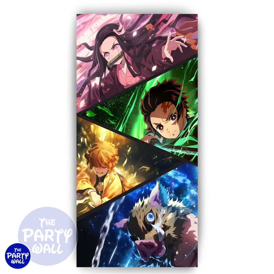 Demon Slayer - Funda para mampara de punta redonda
