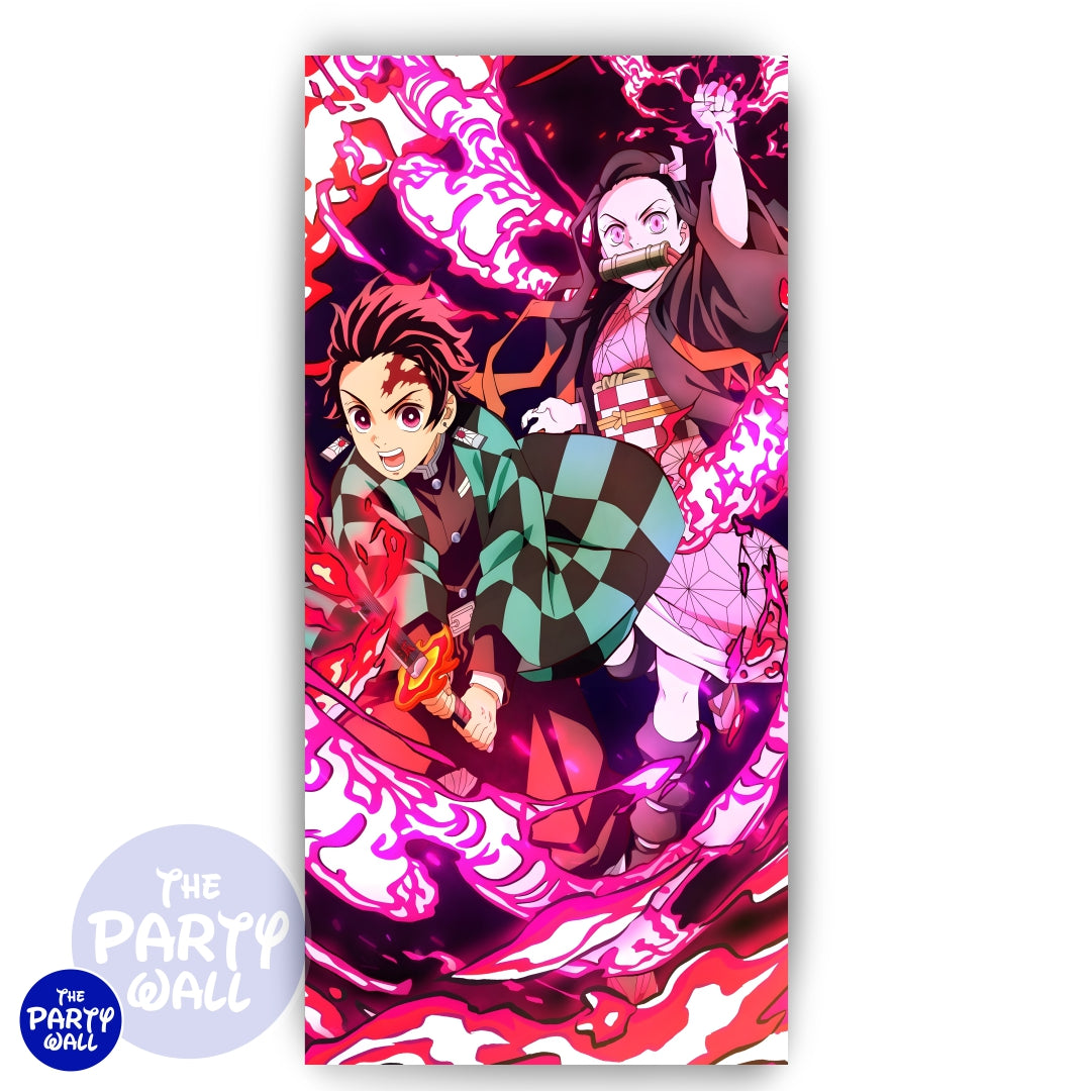 Demon Slayer - Funda para mampara de punta redonda