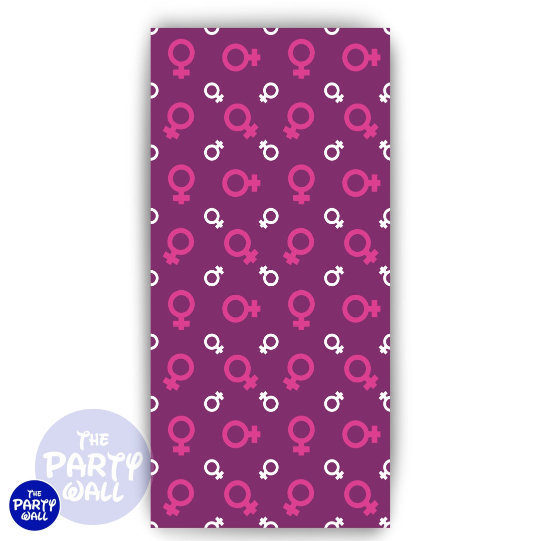 Día de la Mujer - Funda para mampara de punta redonda