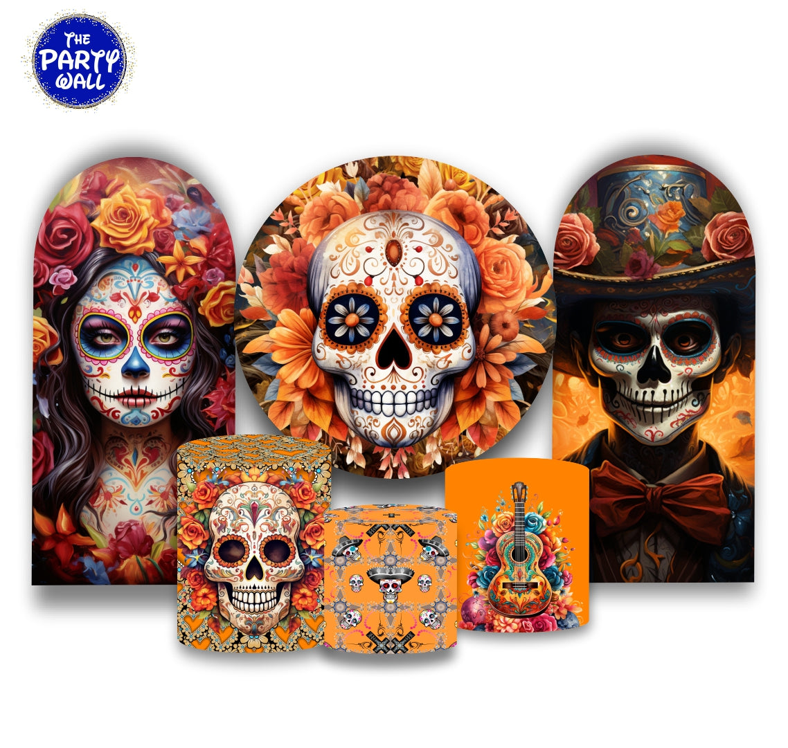 Dia de Muertos - Fundas para set + 2 complementos
