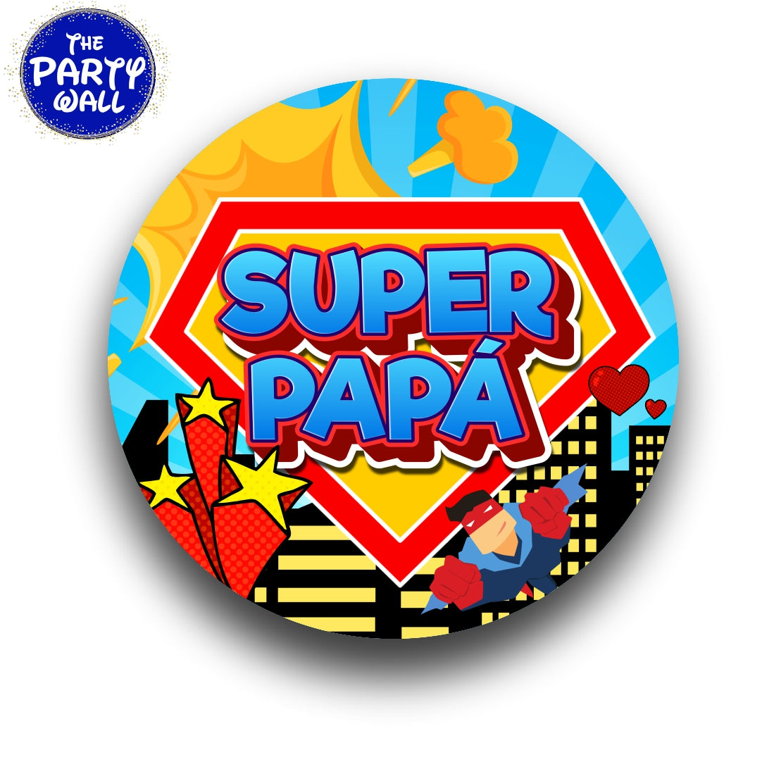 Día del Padre - Funda para mampara circular