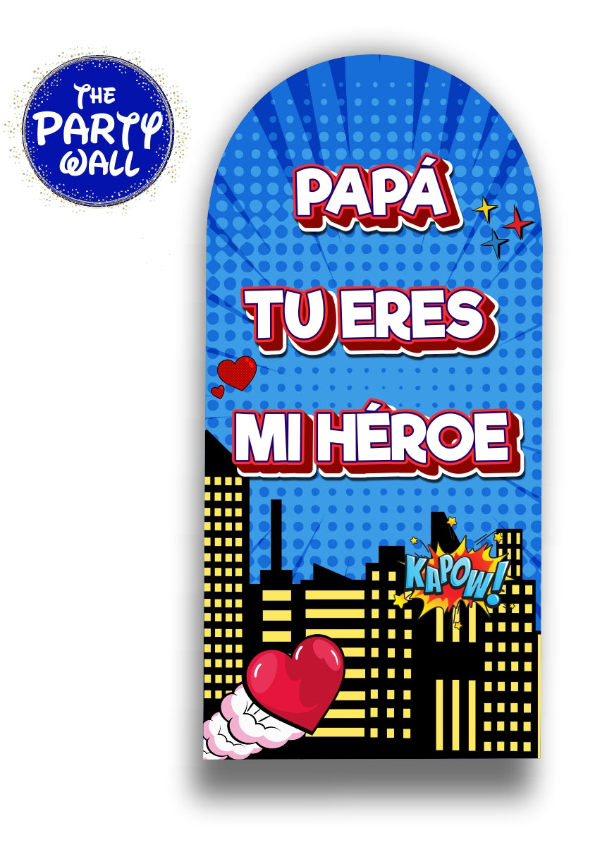 Día del Padre - Funda para mampara de punta redonda