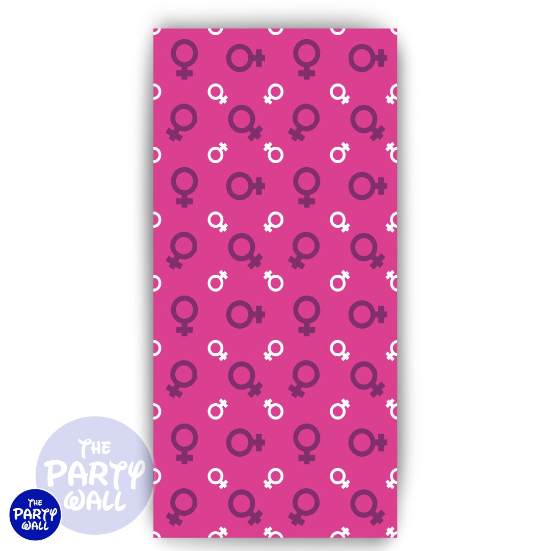 Día de la Mujer - Funda para mampara de punta redonda