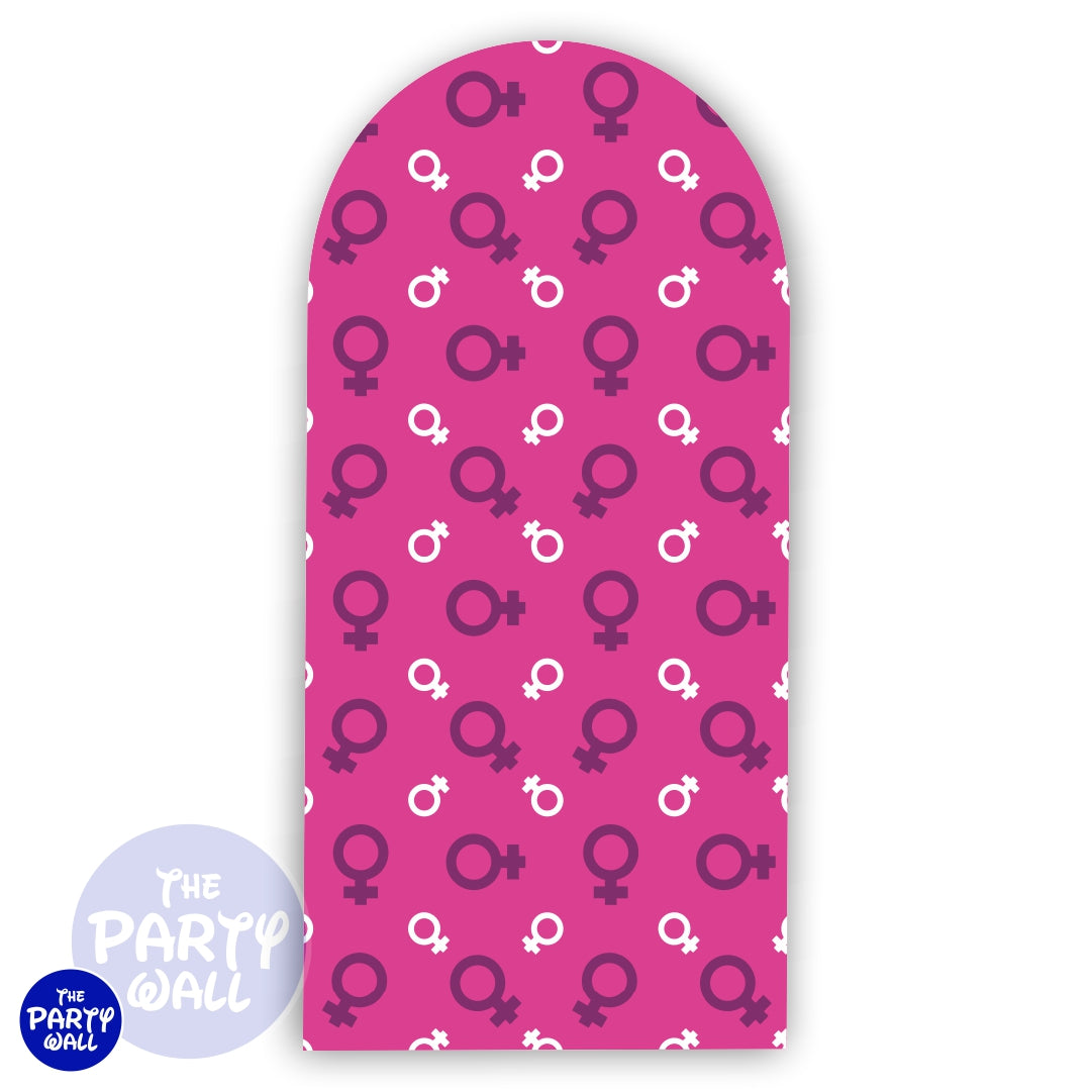 Día de la Mujer - Funda para mampara de punta redonda
