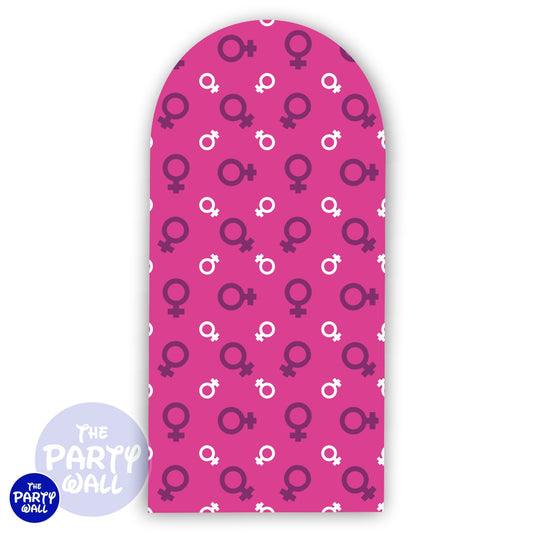 Día de la Mujer - Funda para mampara de punta redonda
