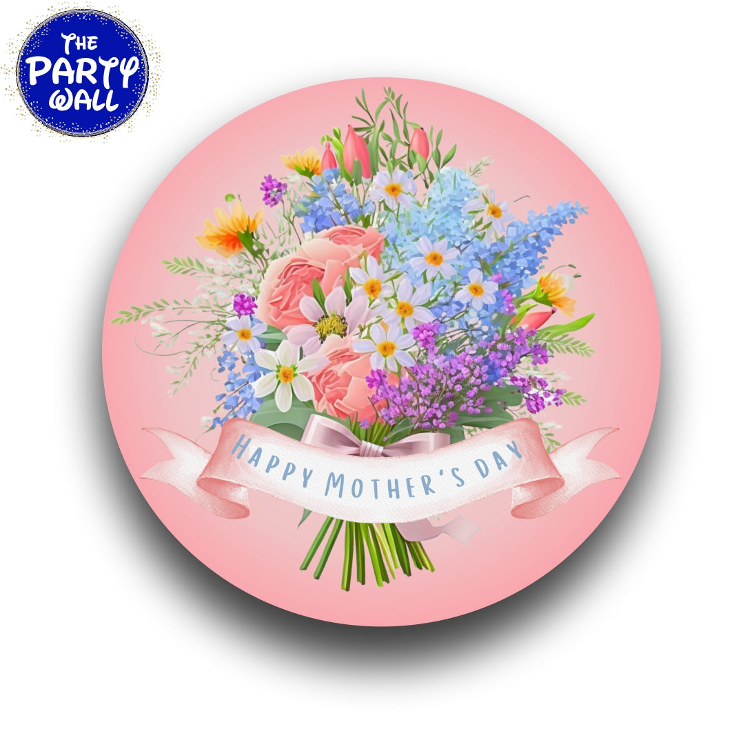 Dia de las Madres - Funda para mampara circular