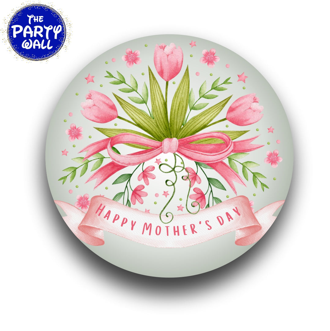 Dia de las Madres - Funda para mampara circular