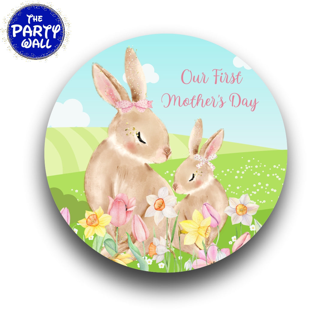 Dia de las Madres - Funda para mampara circular