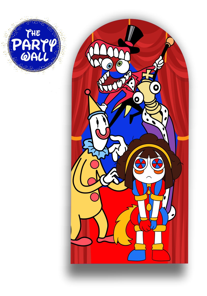 Digital Circus - Funda para mampara de punta redonda