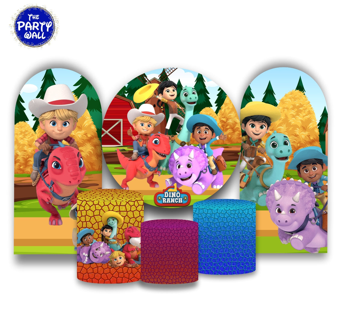 Dino Ranch - Fundas para set + 2 complementos