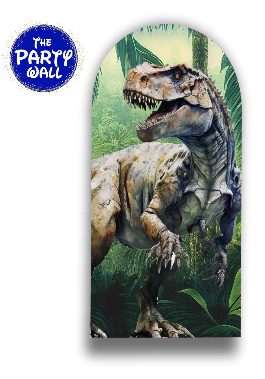 Dinosaurios - Funda para mampara de punta redonda