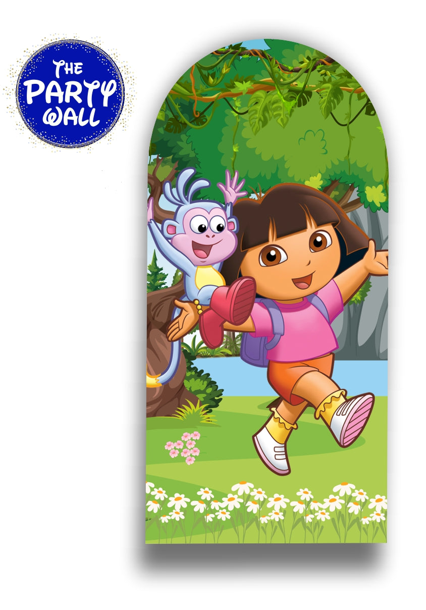 Dora la Exploradora - Funda para mampara de punta redonda