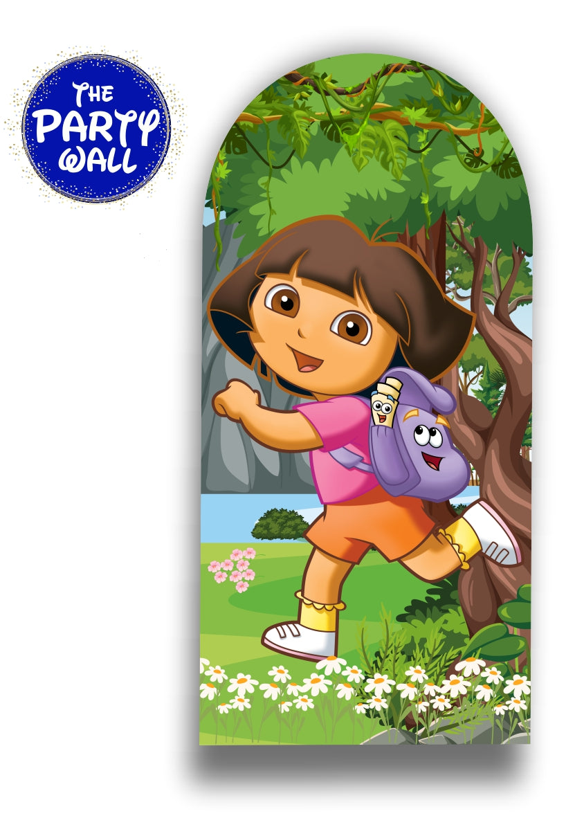 Dora la Exploradora - Funda para mampara de punta redonda