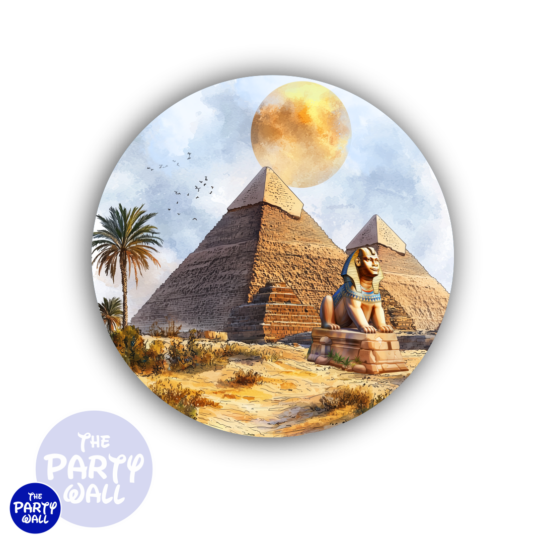 Egipto - Funda para mampara circular